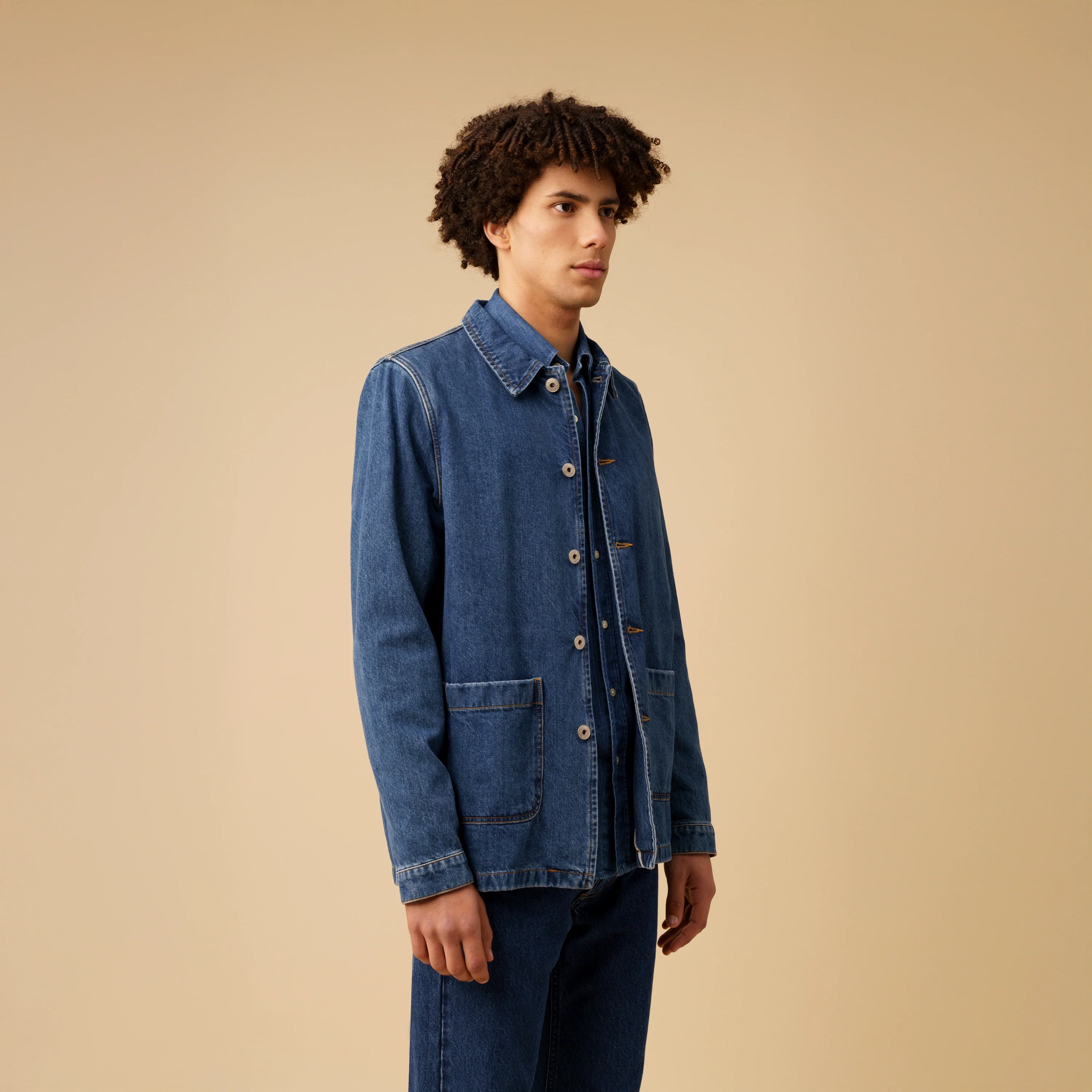DENIM WORK JACKET - Image 3