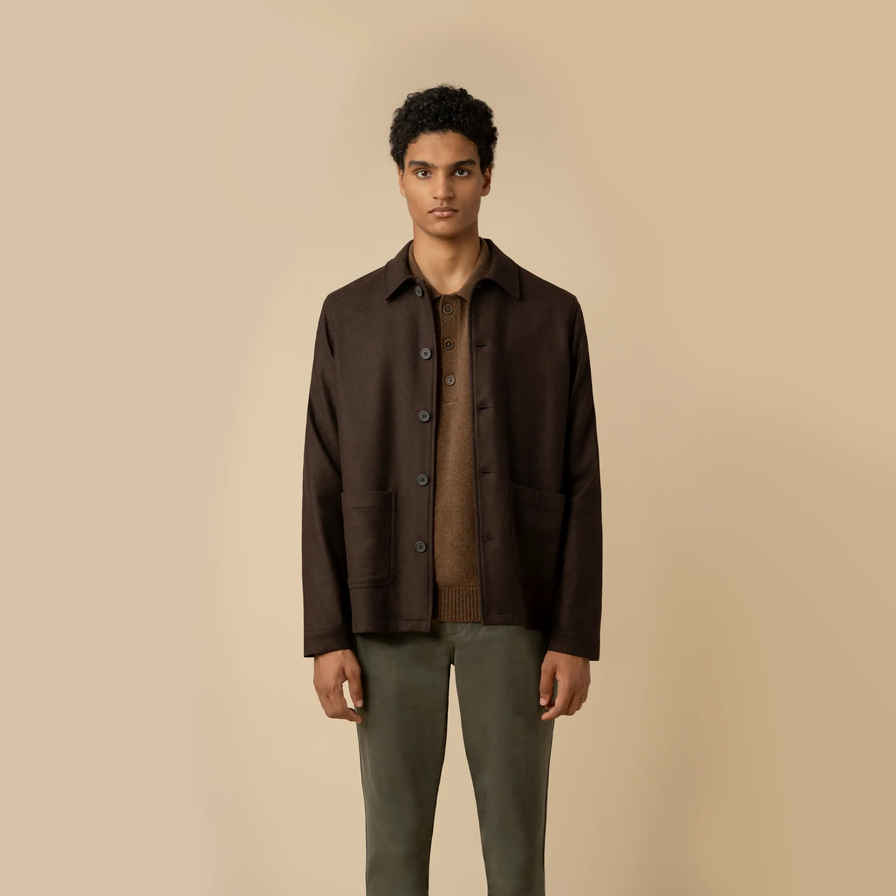 RECYCLED WOOL WORK JACKET - Image 7